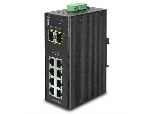 IGS-10020MT 8-Port 10/100/1000T + 2 100/1000X SFP 